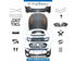 Front Rear W177 Bodykit, UPGRADE TO A45 AMG Complete. Bumper, Bumper, Grille, BUMPER Lip, Exhaust, AND HOOD for Mercedes-Benz A Class W177 (2018-2020) models, Part Number T-W177-A45 SEDAN BODYKIT-CO
